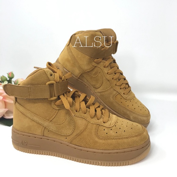 Nike Shoes - Nike Air Force 1 HIgh LV8 GS Wheat k/W AUTHENTIC